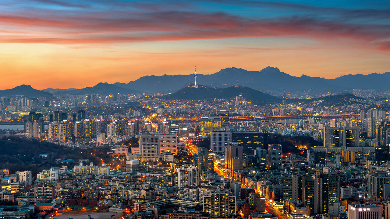 Cityscape Seoul South Korea
