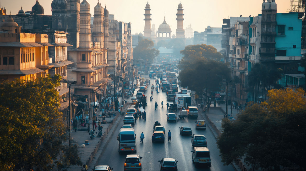 City buildings India