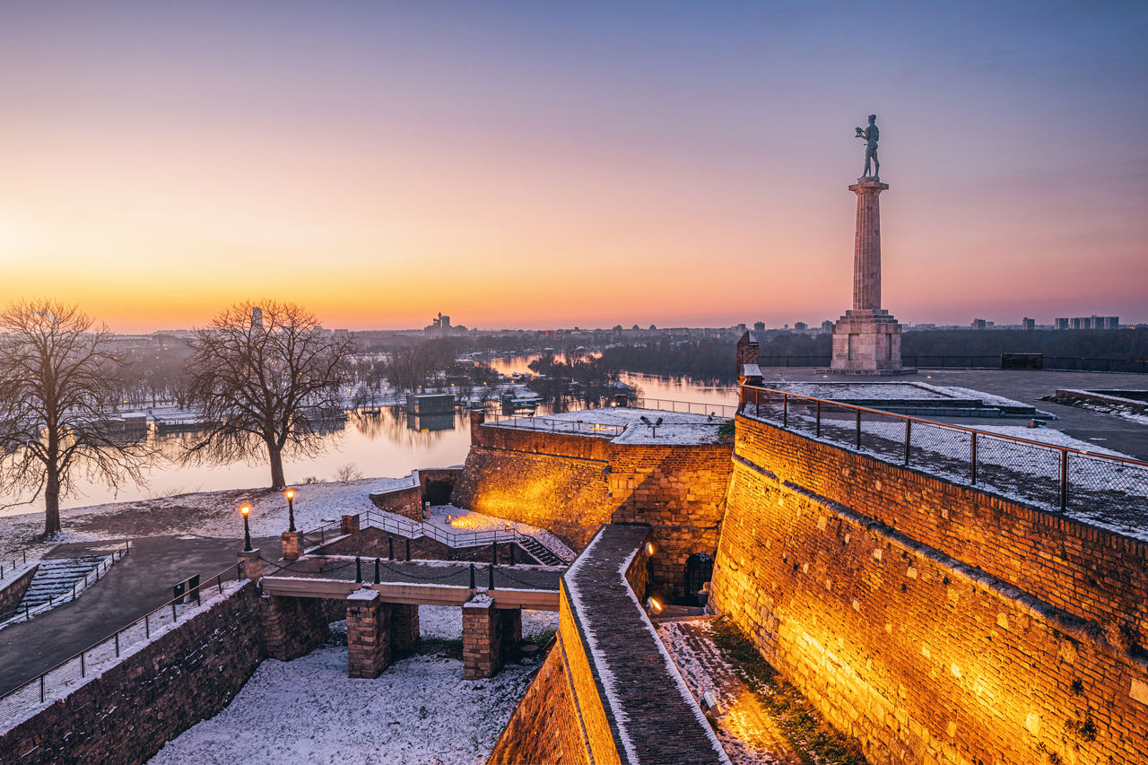 Kalemegdans monument Belgrade Serbia