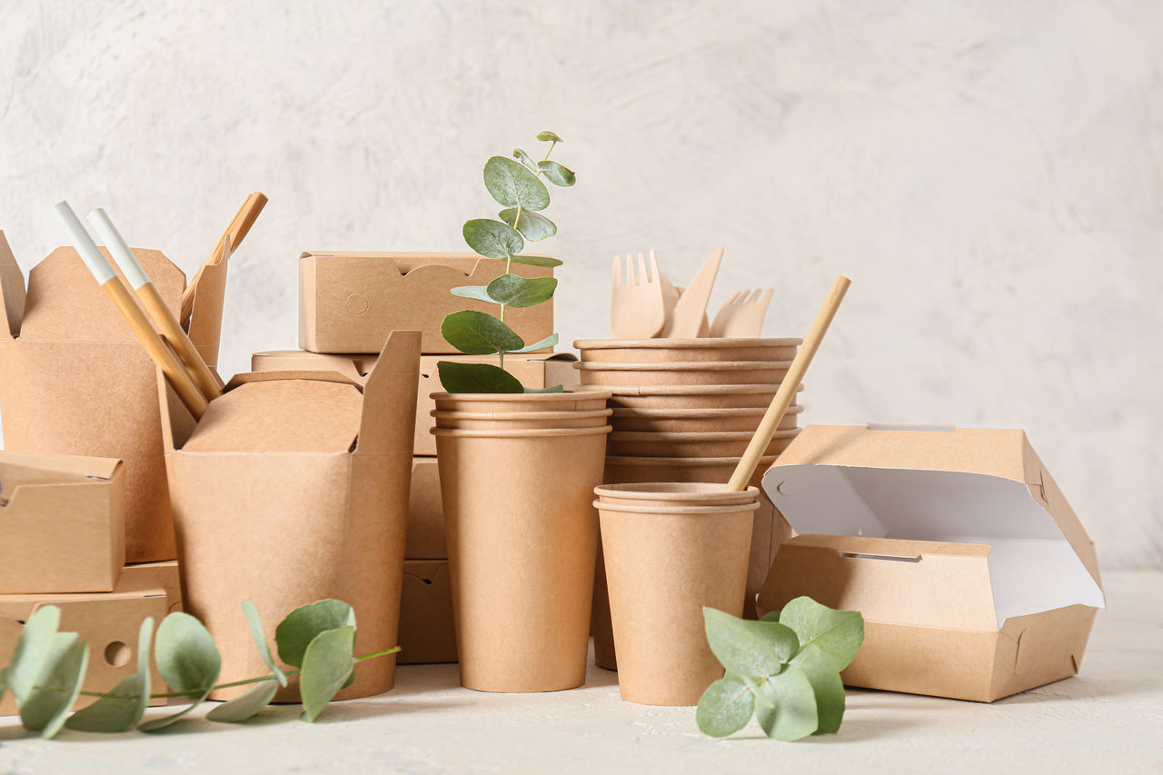 Eco containers for food and drinks