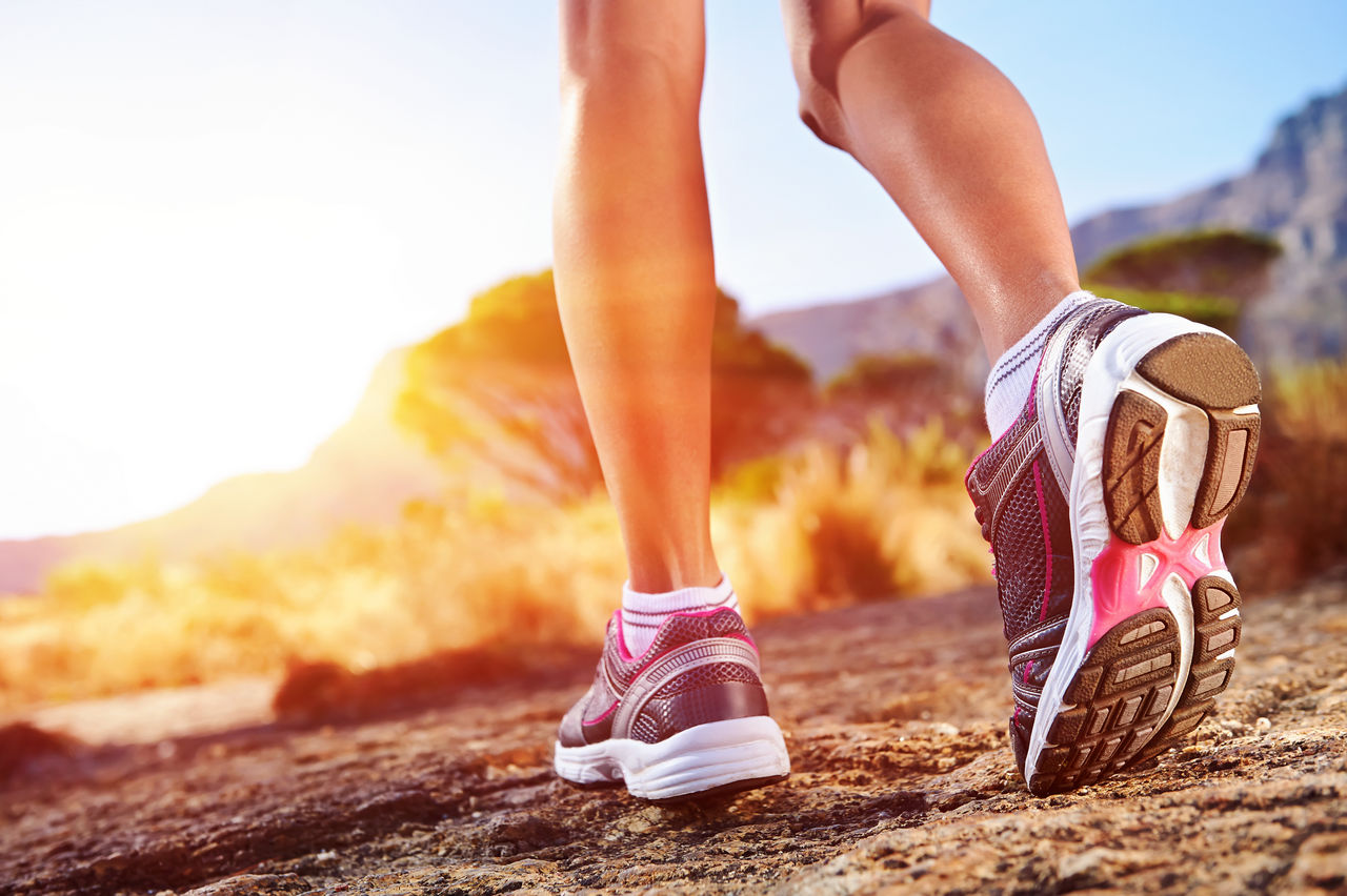 athlete running sport feet on trail healthy lifestyle fitness
134140520