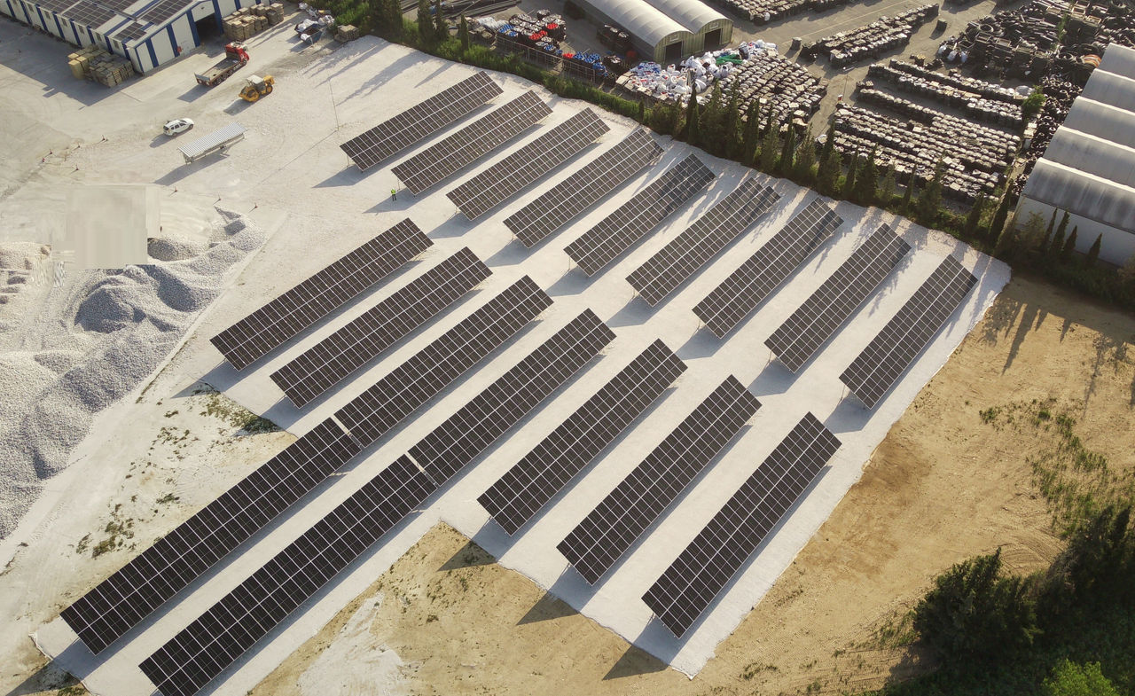 Solar Panels Thessaloniki Greece Plant