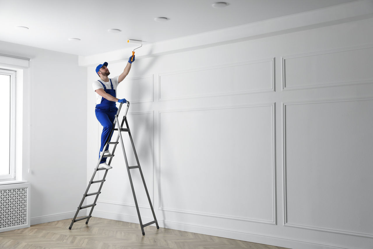 painter on ladder talc replacement